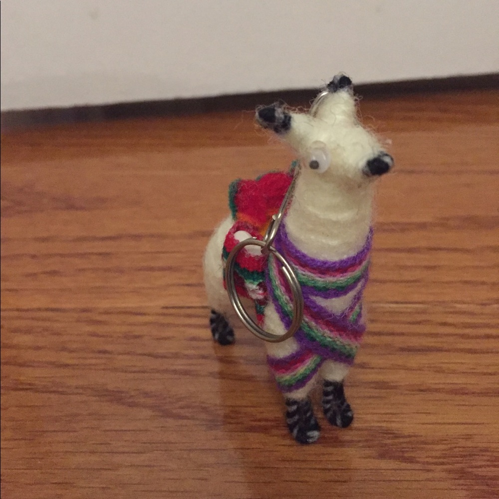 Alpaca keychain